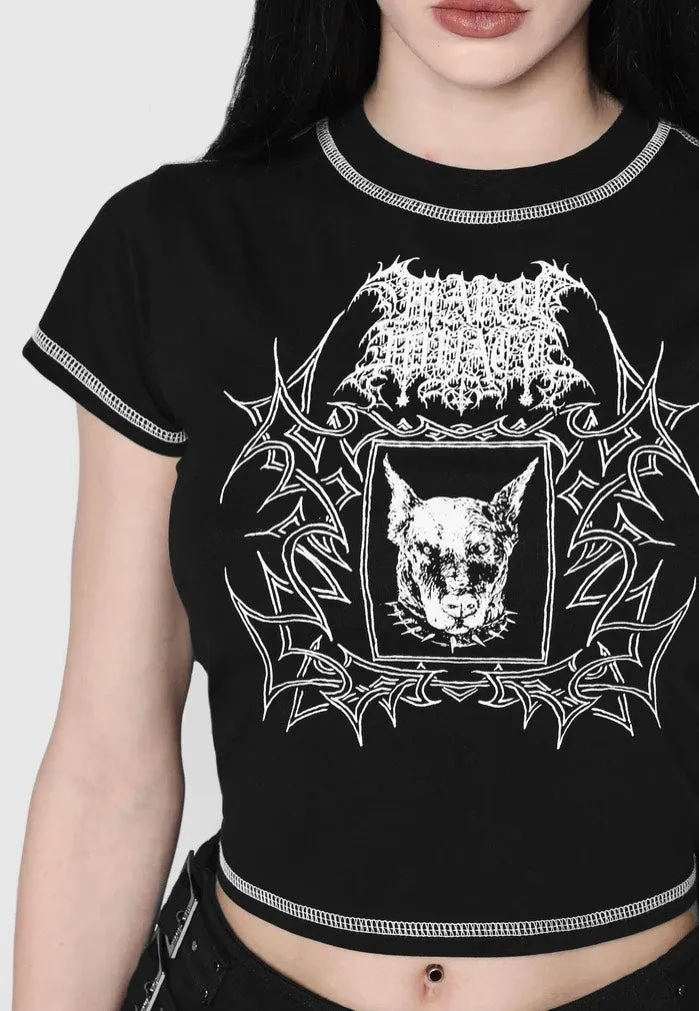Impericon Nyx Cropped Baby T-Shirt schwarz XS-XXXL
