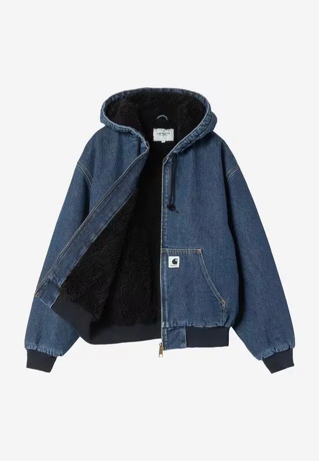 Carhartt WIP OG Active Jacke Stone Washed Blue Damen