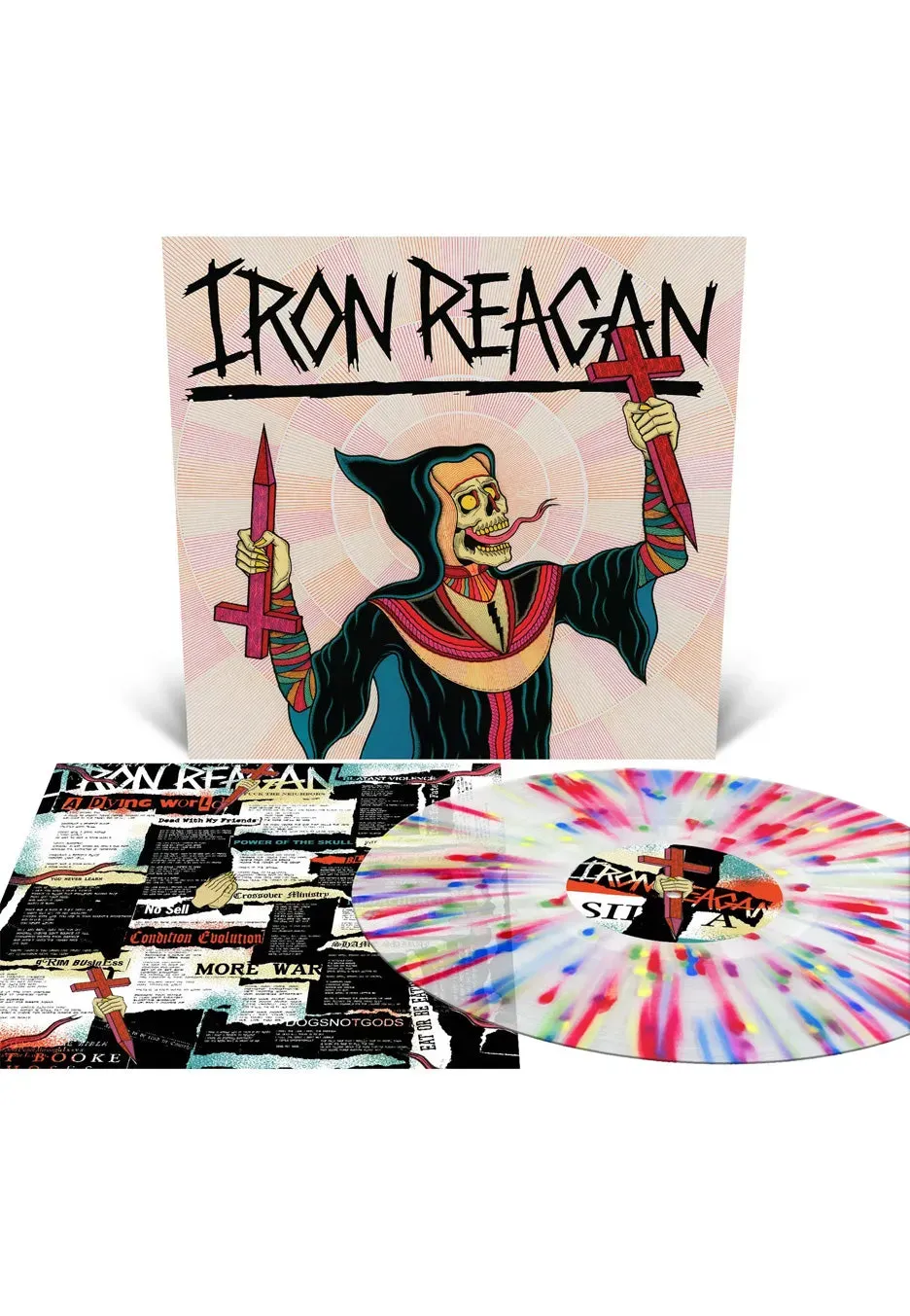 Ministry Crossover Milky Clear Splatter Vinyl limitiert
