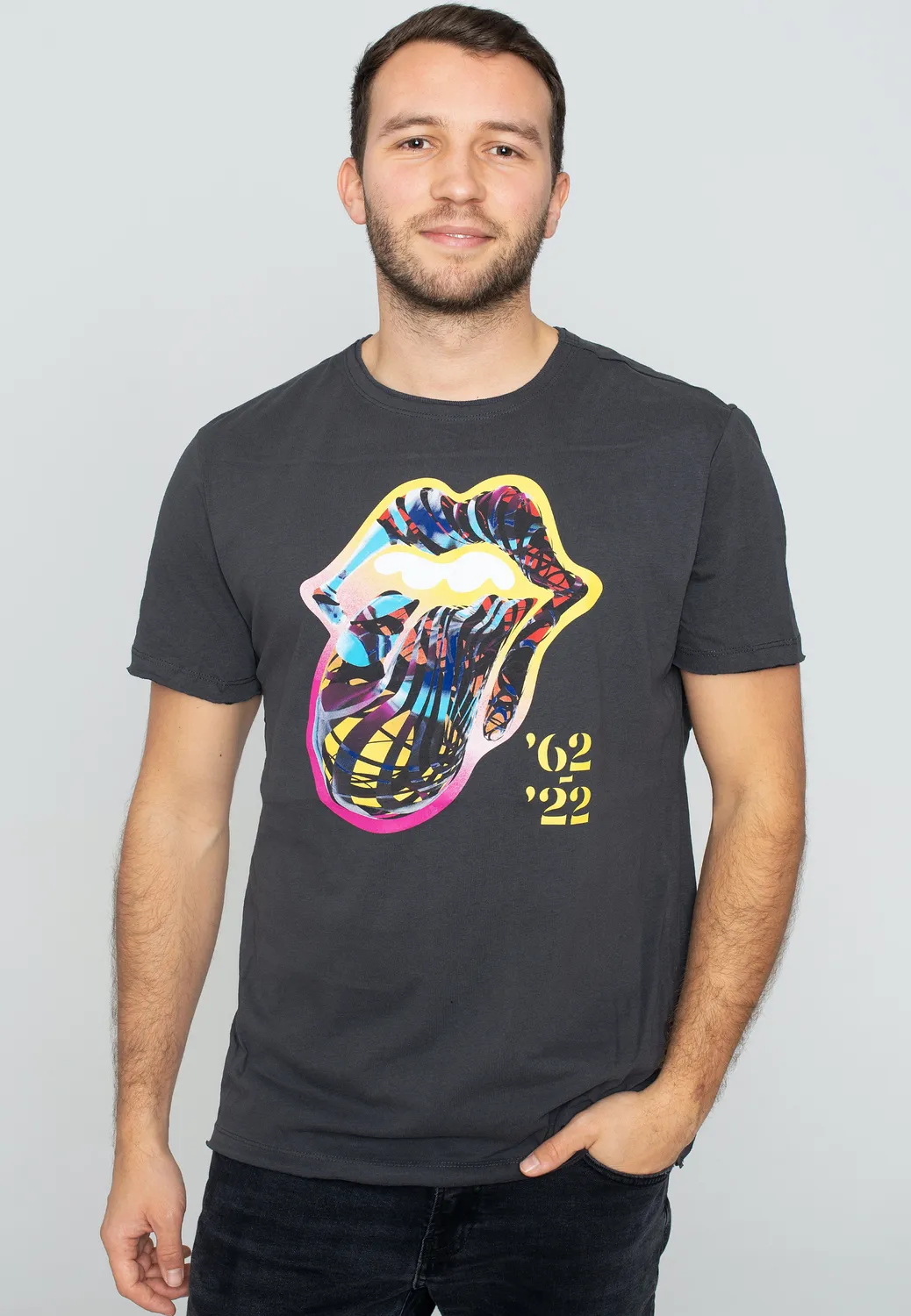 Impericon Sixty Tongue Charcoal T-Shirt grau Rock