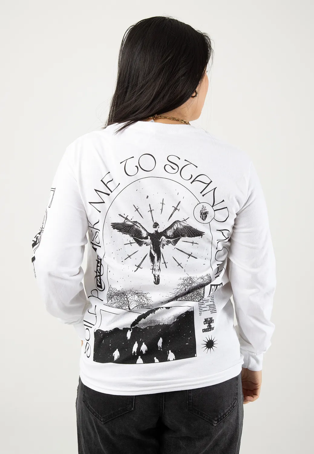 Impericon The Crossfire White Longsleeve weiß Deathcore