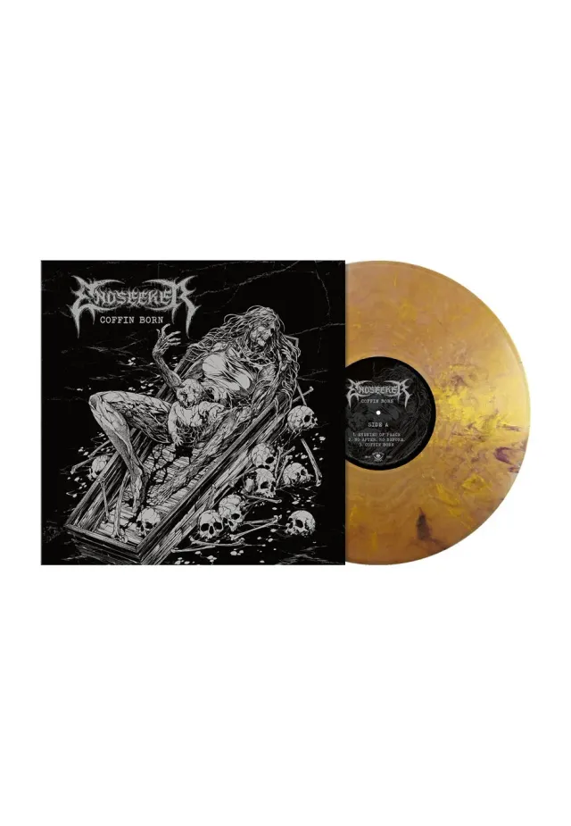Impericon Coffin Born EP Vinyl vintage-gold marmoriert