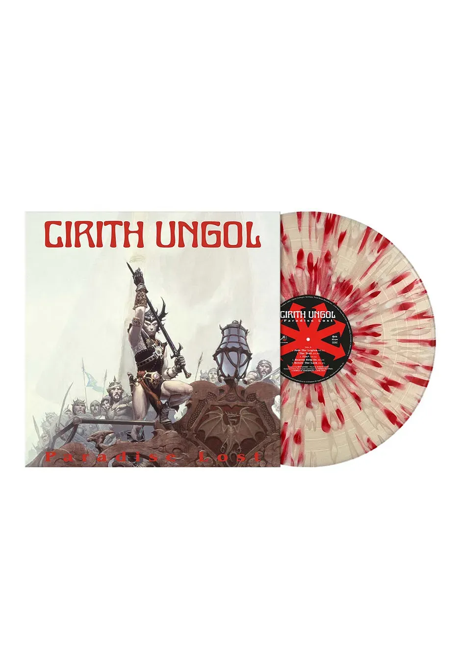 Impericon Paradise Lost Ltd. Clear Splatter Vinyl Rot-Weiß Limited