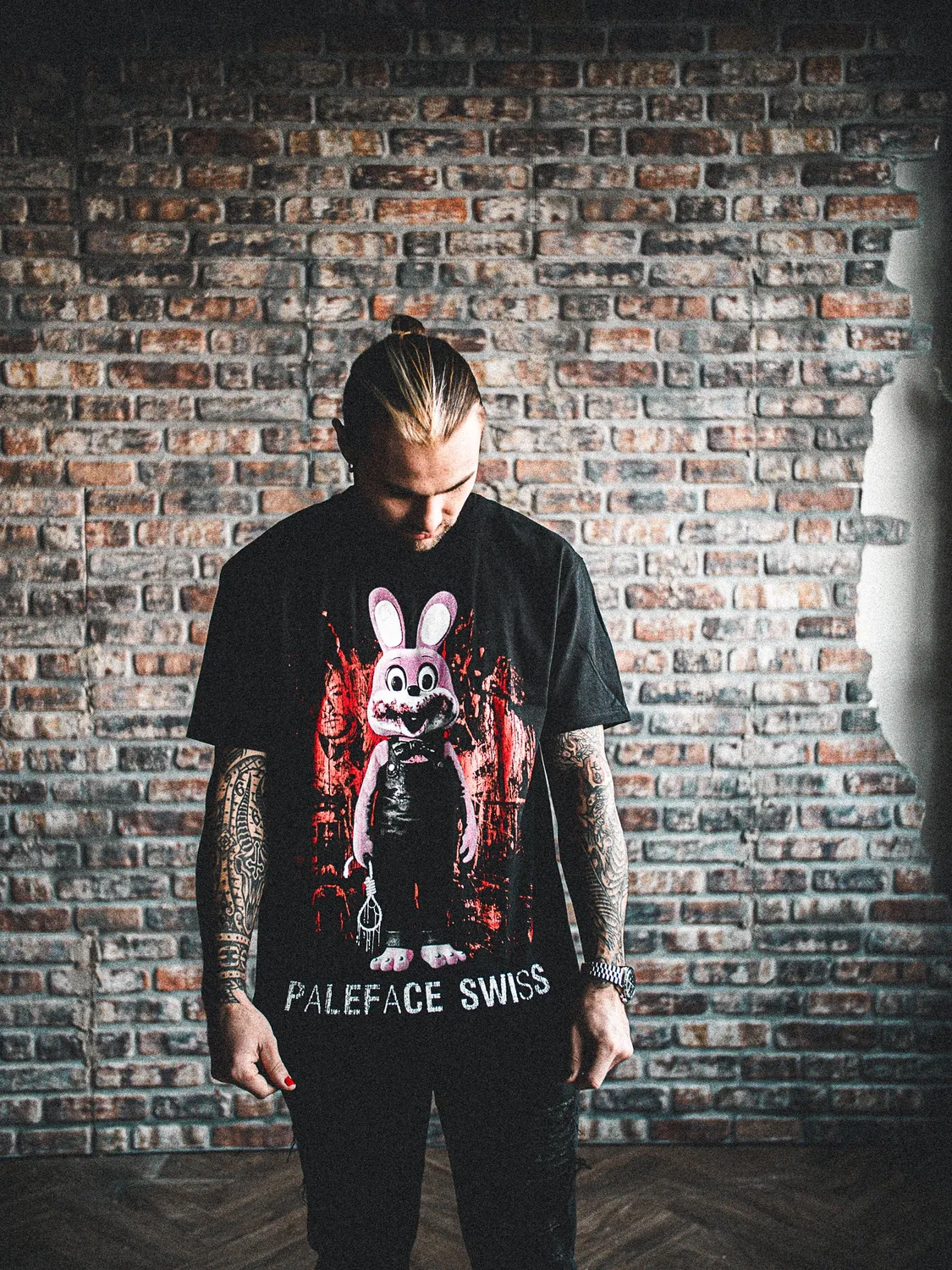 Paleface Swiss Mad Bunny Shirt 203gsm schwarz
