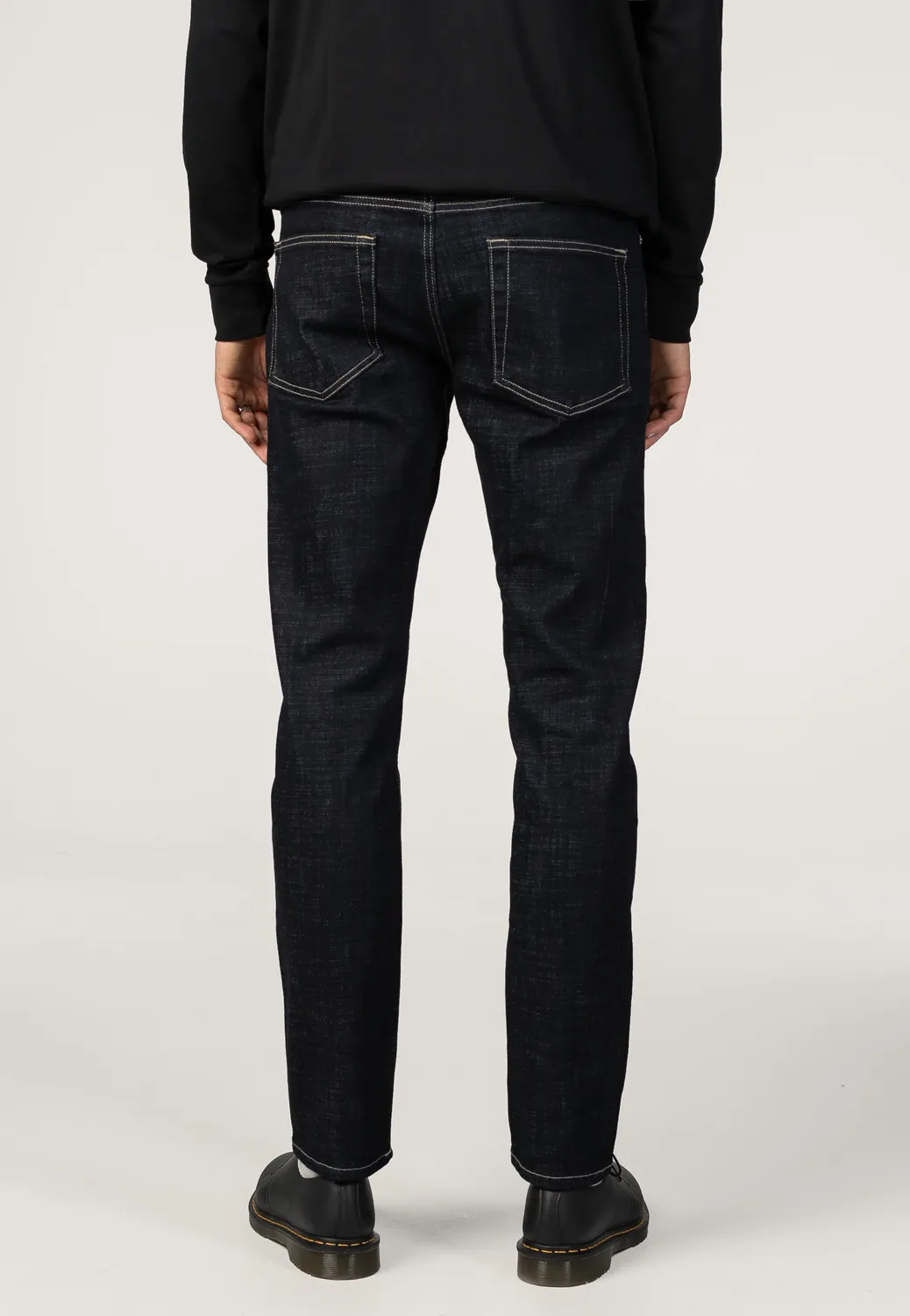 Impericon Loom Slim Dark Blue Denim Jeans Slim Fit