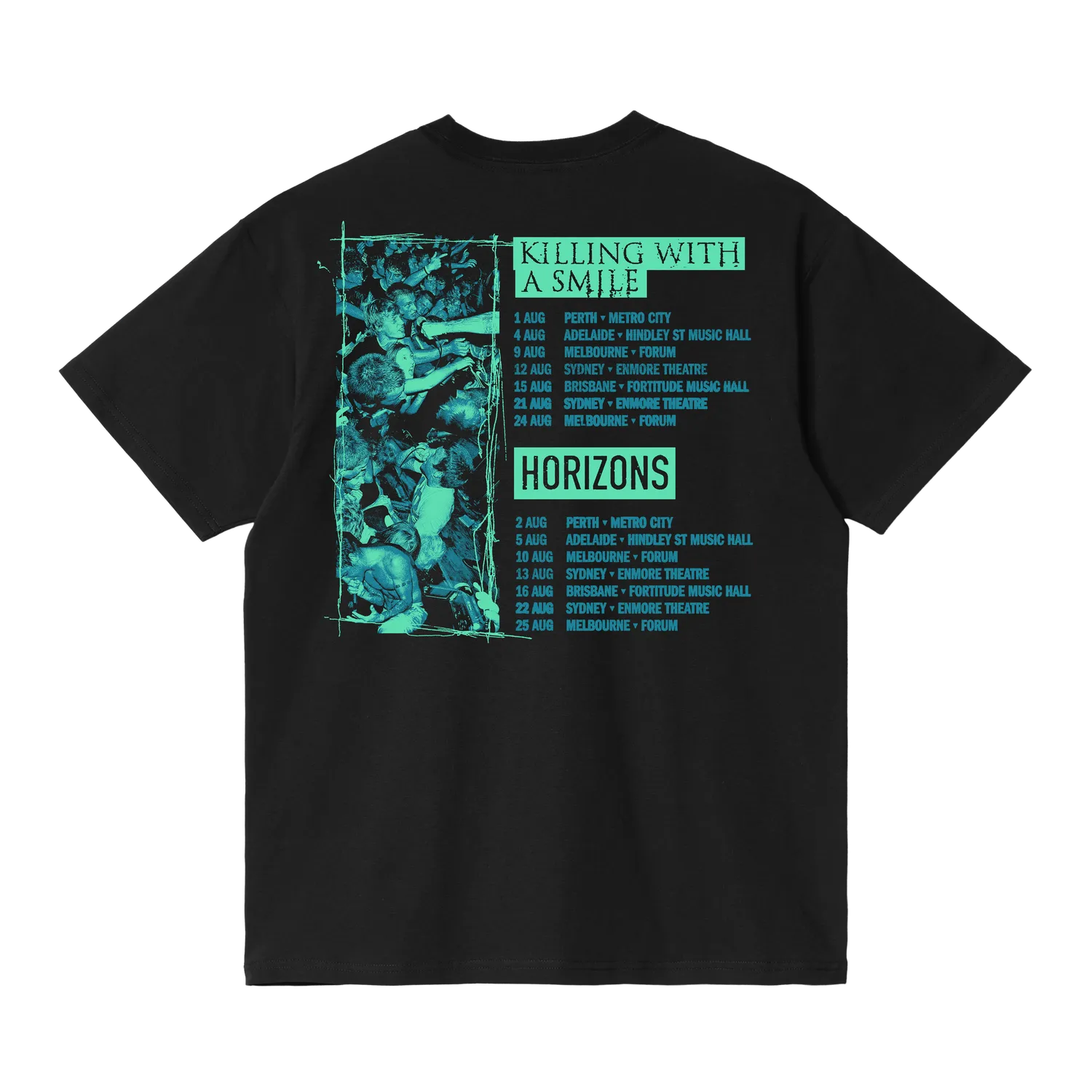Parkway Drive Killing Horizons 2026 Tour T-Shirt Schwarz