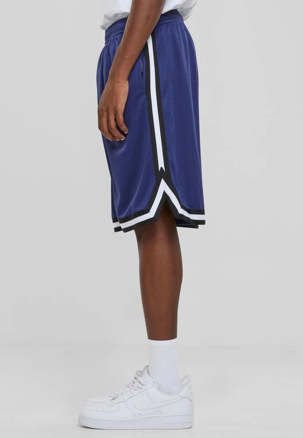 Impericon Stripes Mesh Darkblue Shorts Basic