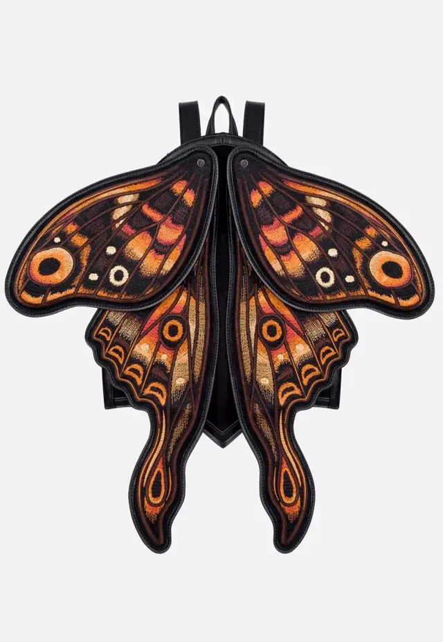 Impericon Ignis Moth Black Rucksack Onesize Gothic