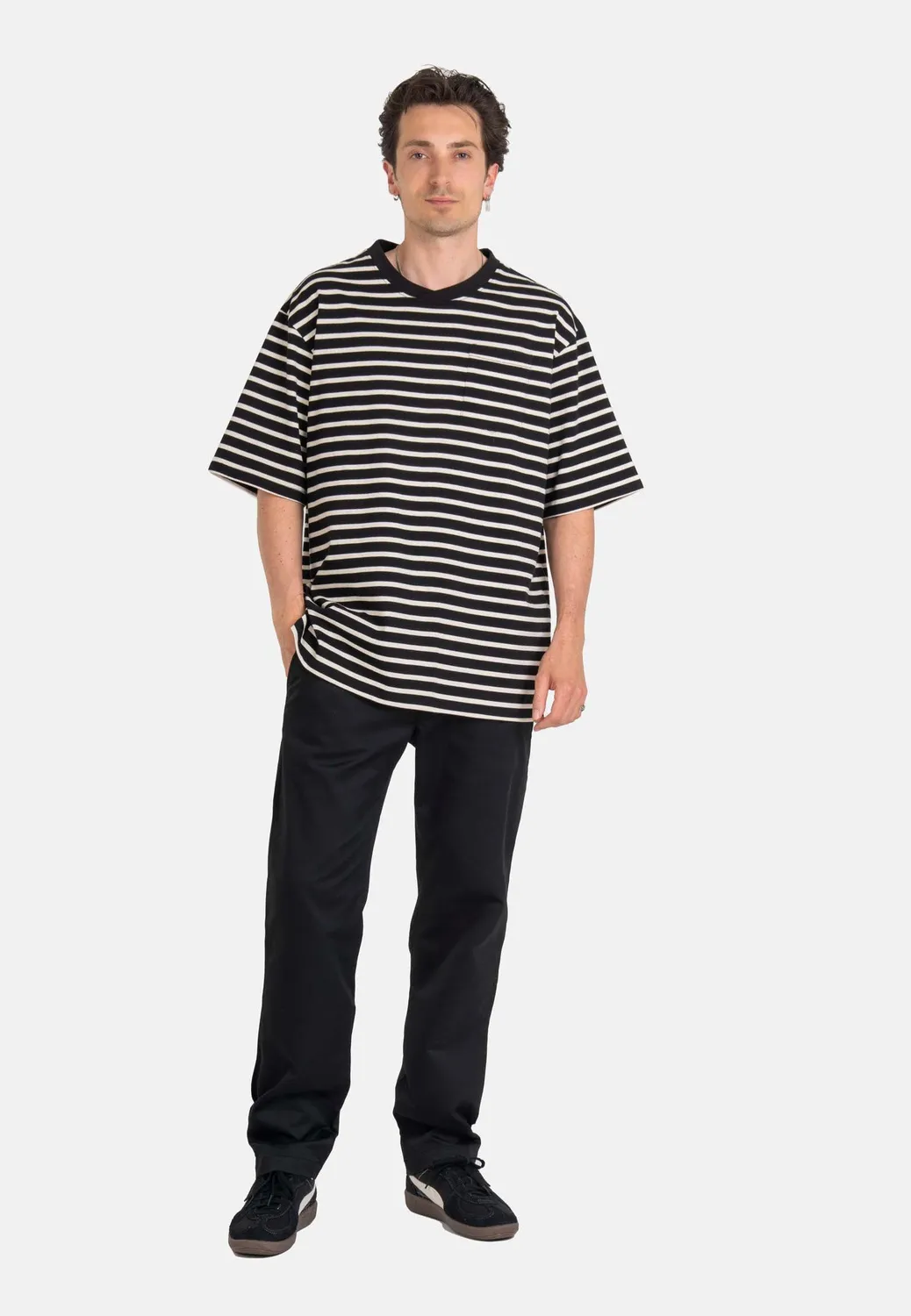Impericon Metro Flex Chino Deep Black Regular Fit