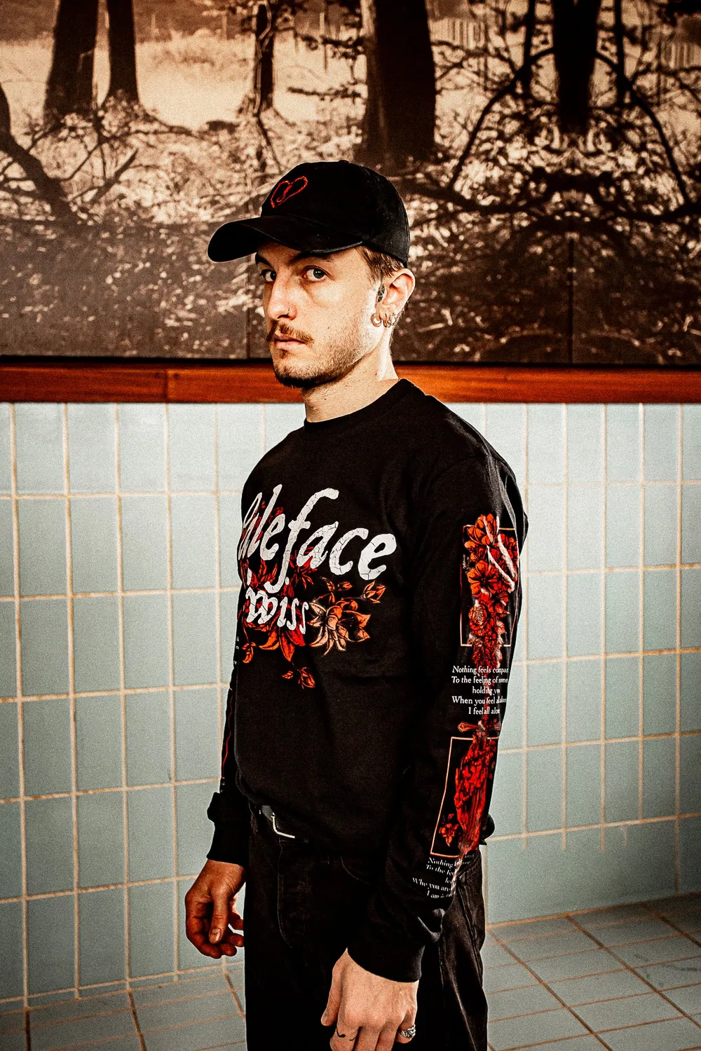 Paleface Swiss Everything is Fine Longsleeve schwarz-rot