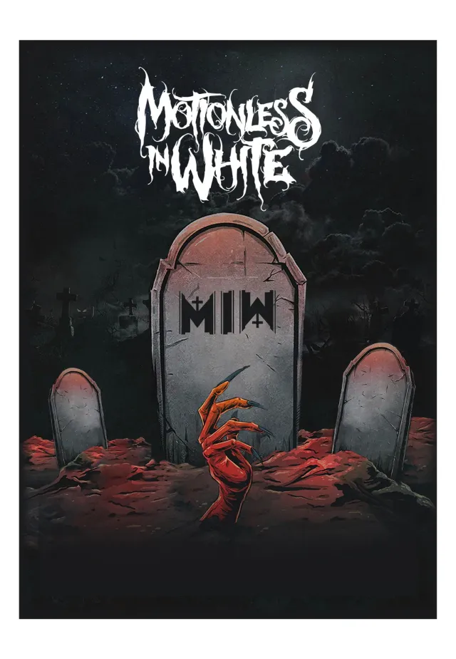 Impericon Gravestones Poster schwarz Onesize