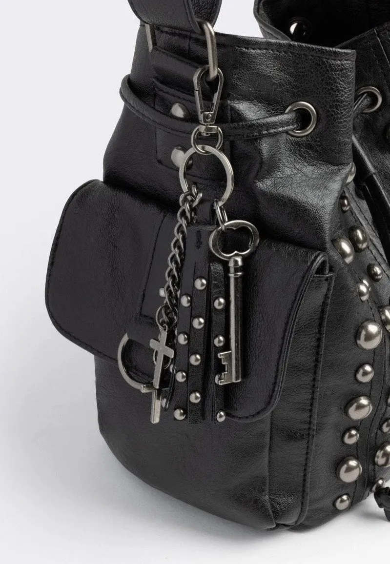 Impericon Kara Vegan Bucket Tasche schwarz Onesize Gothic