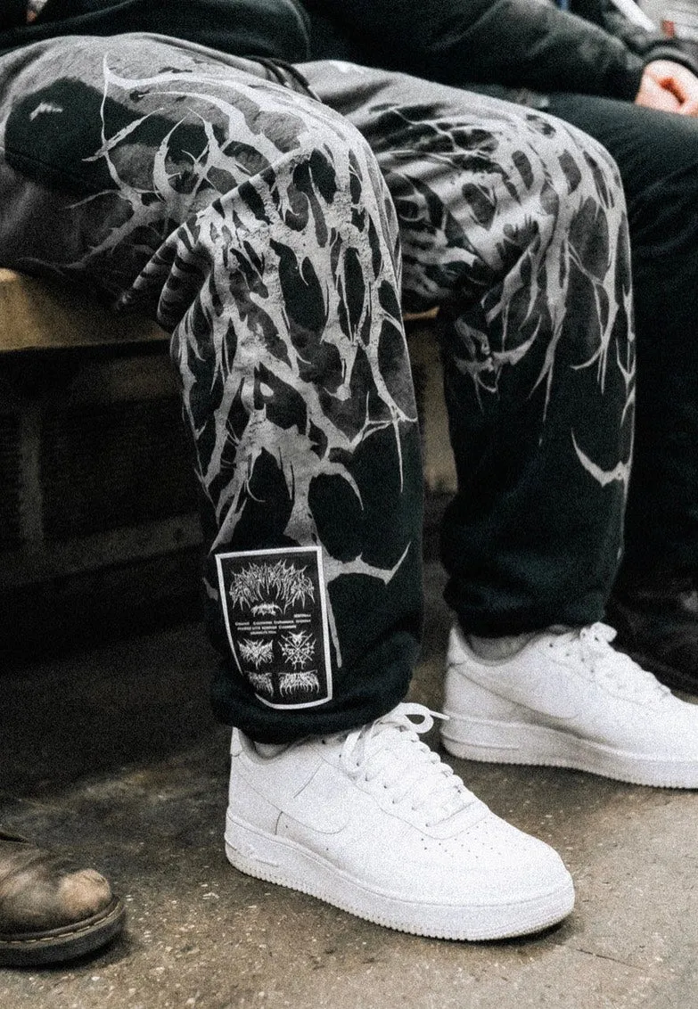 Impericon Reign Of Blood Grey Dye Jogginghose Relaxed Fit