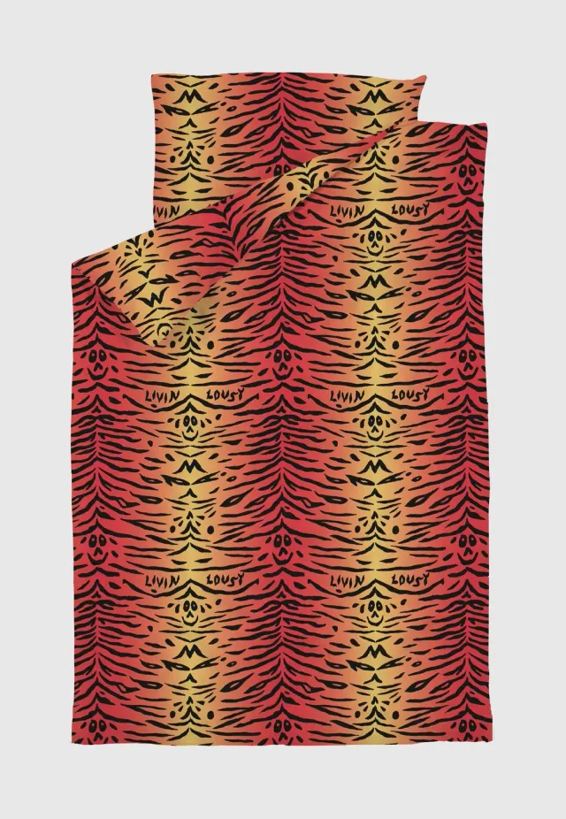 Impericon Tiger Saffron Bettwäsche Orange Onesize Baumwolle