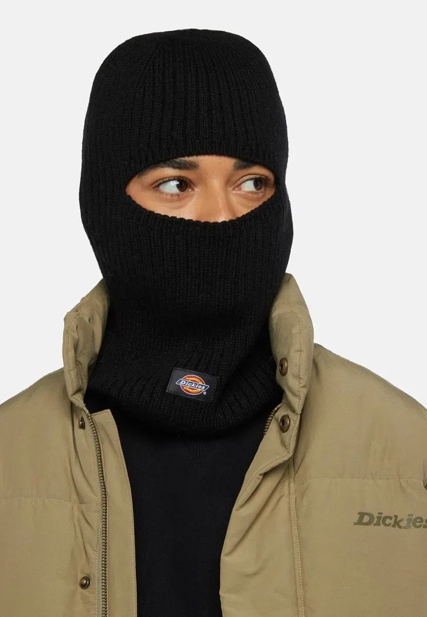 Dickies Rib Black Sturmhaube Schwarz Onesize Strick