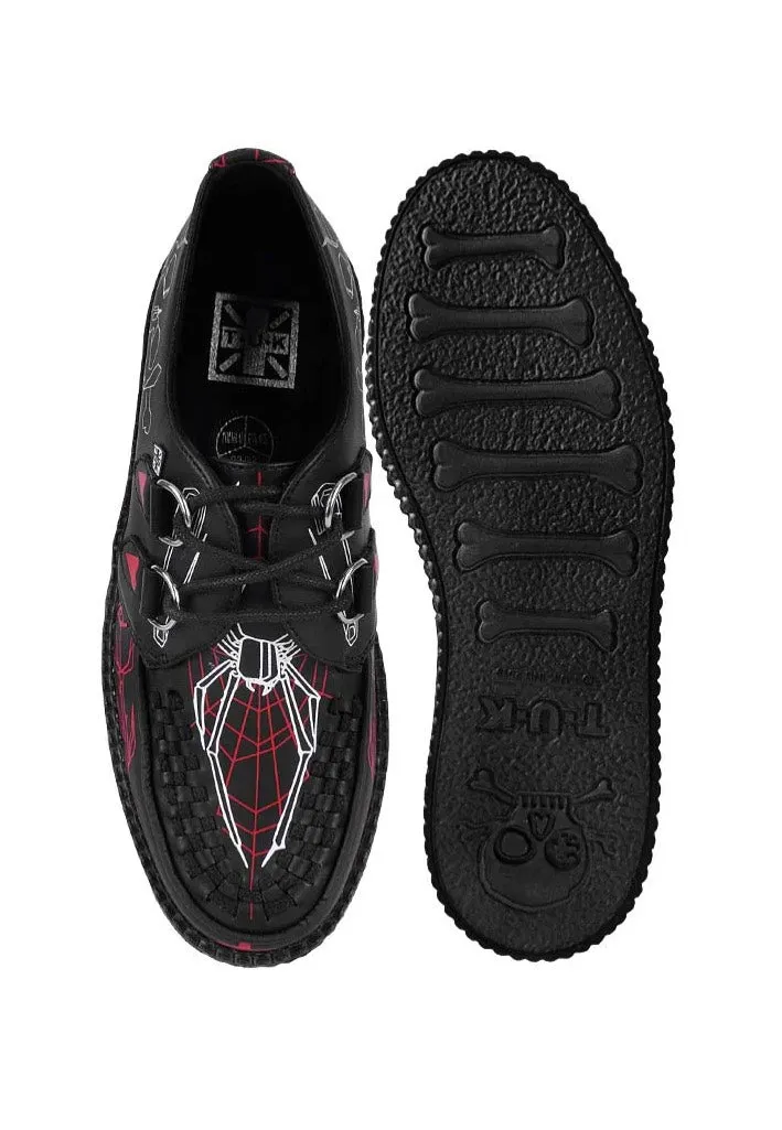 Impericon Viva High Sole Black Skull Print Schuhe schwarz EU 38