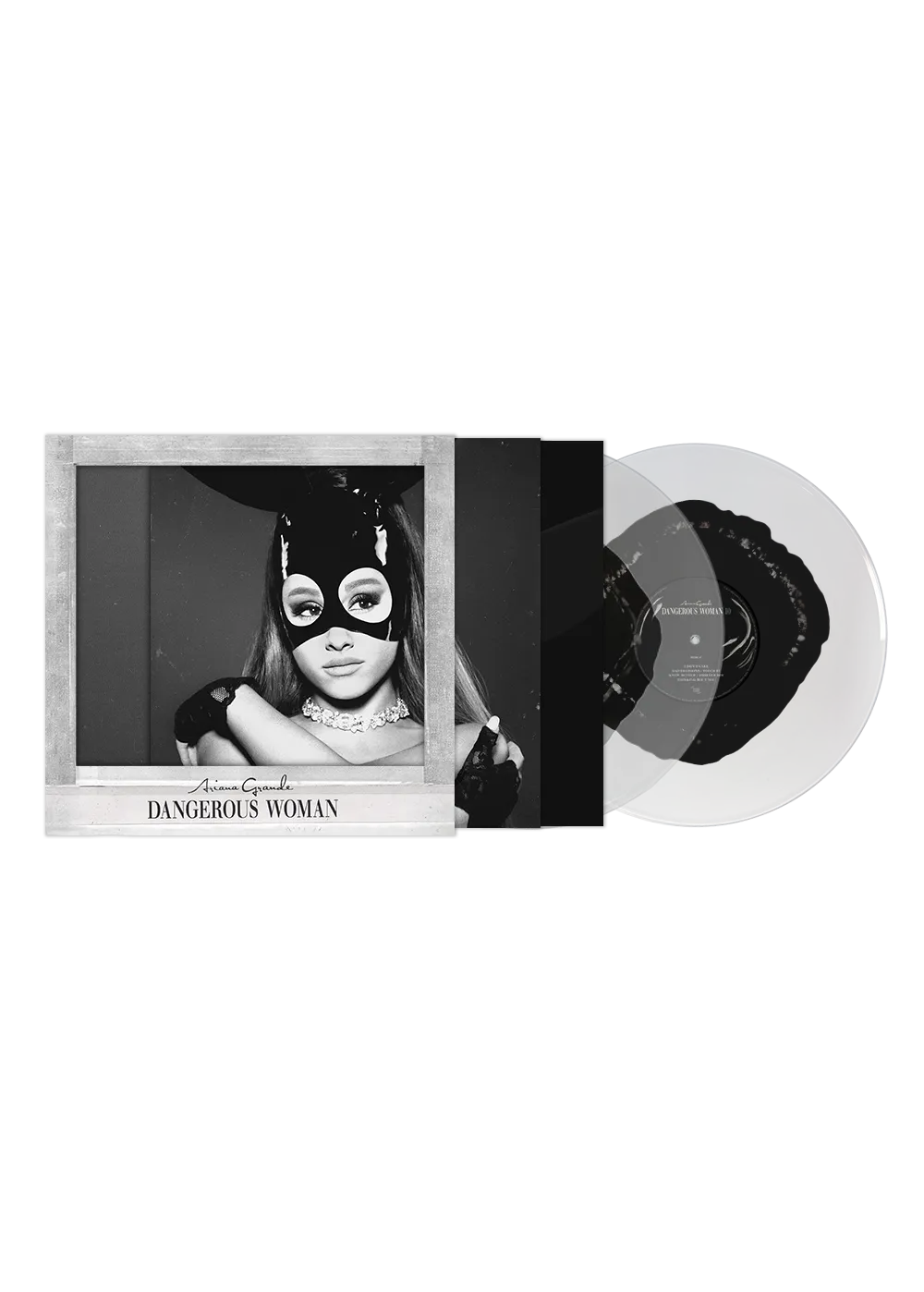 Ariana Grande Dangerous Woman Tenth Anniversary 2LP Vinyl Schwarz-Clear