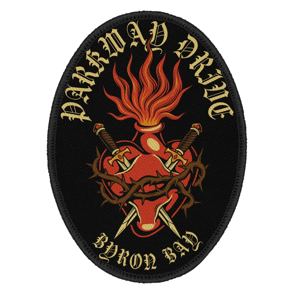 Parkway Drive Burning Heart Patch Aufnäher 10cm