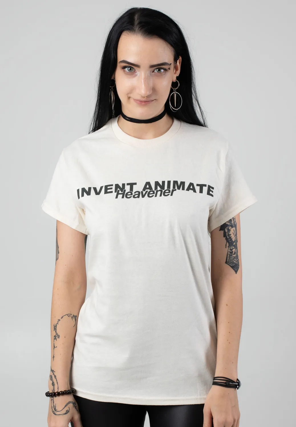 Impericon Heavener Natural T-Shirt beige