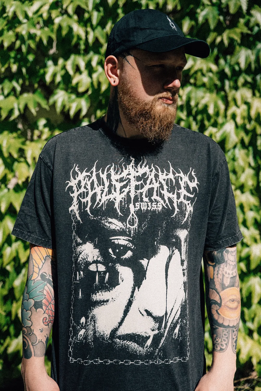 Paleface Swiss Vintage Faces Washed Shirt oversized