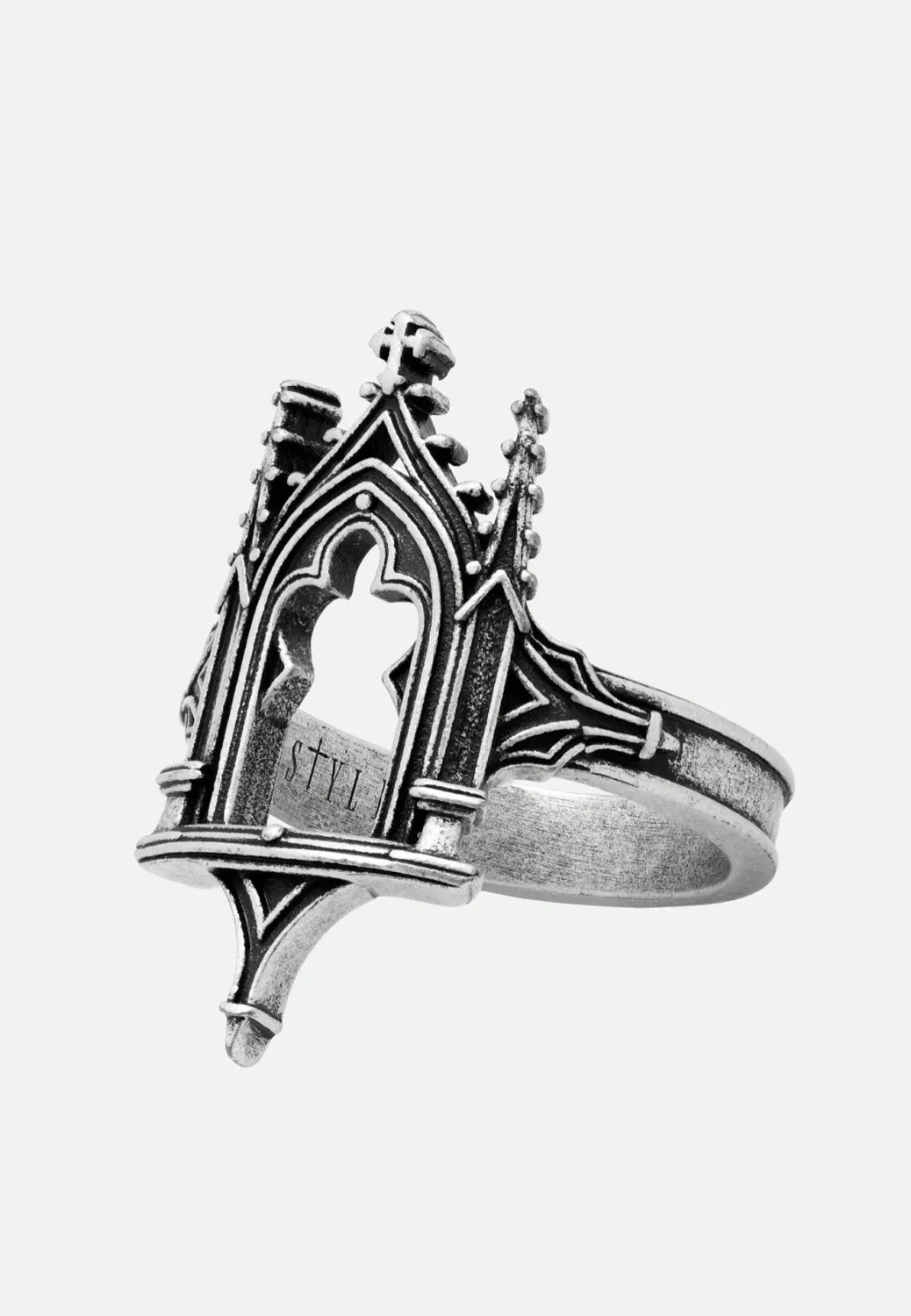 Impericon Sancta Lux Silver Ring silber Metalllegierung