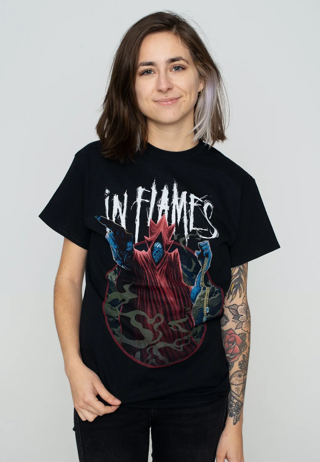 Impericon Time Jester T-Shirt schwarz Death Metal
