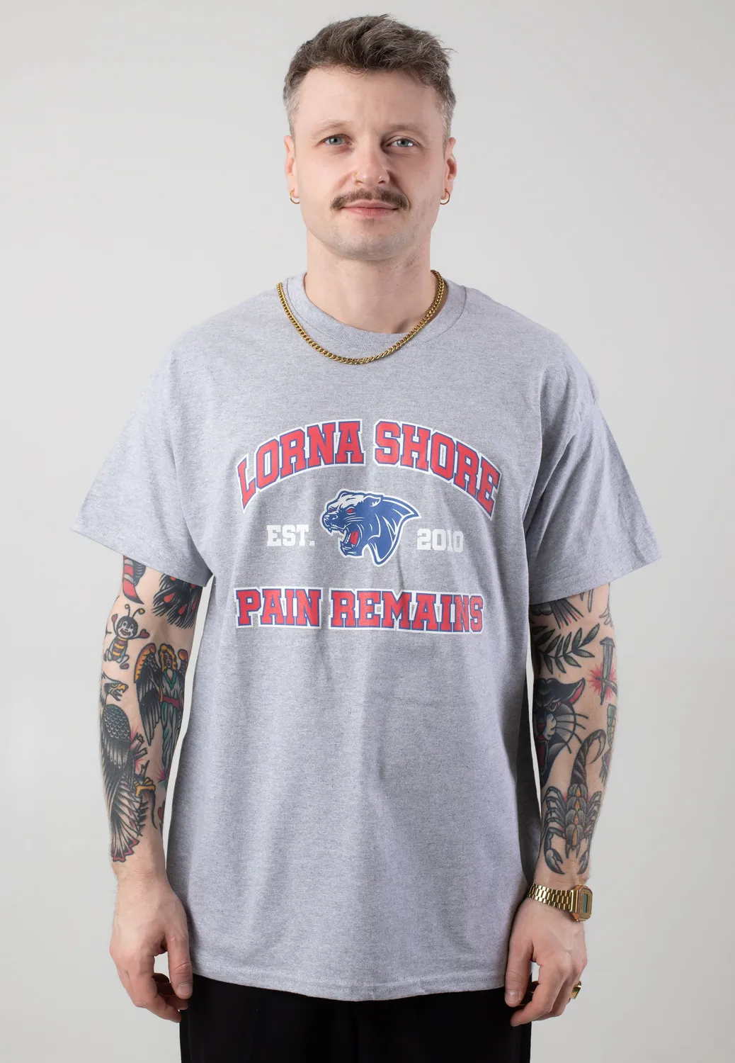 Impericon Varsity T-Shirt Sportsgrey L Unisex