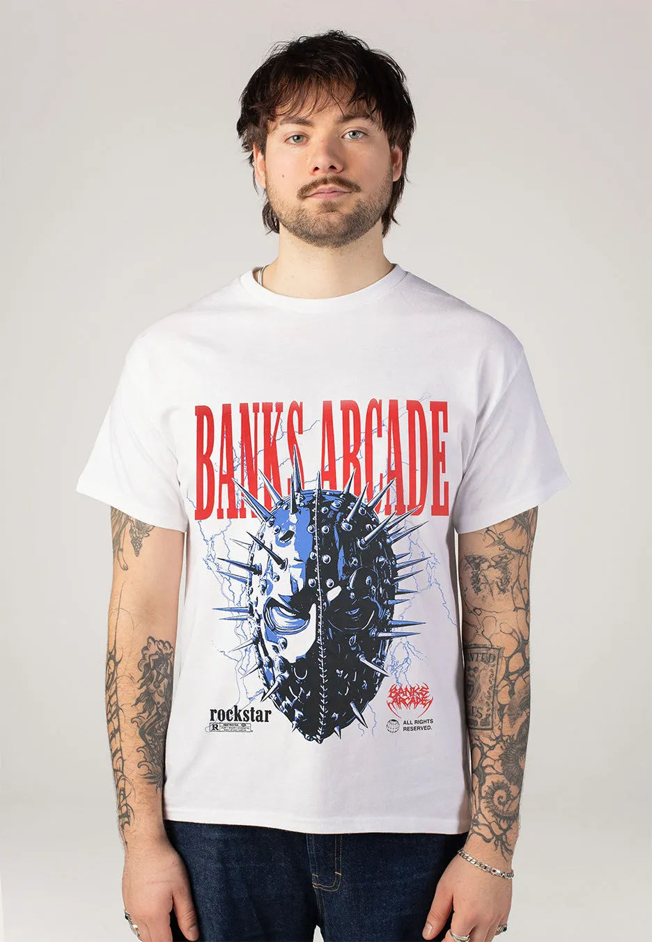 Electric Callboy Rockstar White T-Shirt Weiß Electrocore