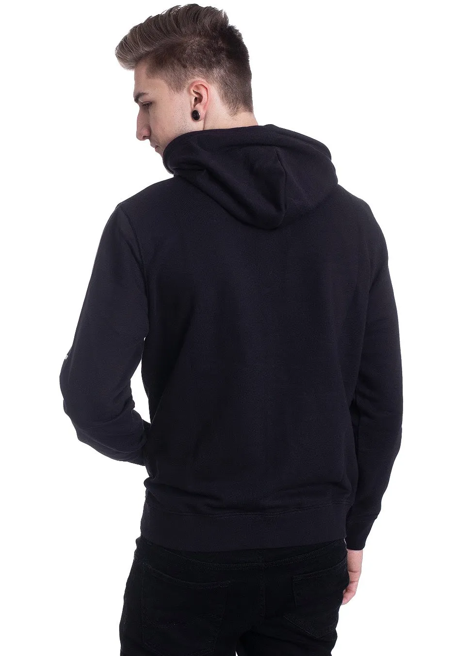 Impericon Hooded Full Zip Black Zipper Schwarz