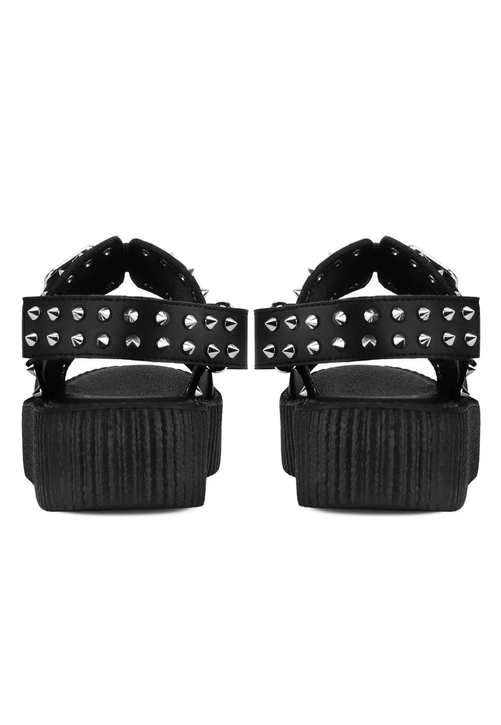 Impericon Viva High Stud Sandalen Schwarz Nieten Gothic