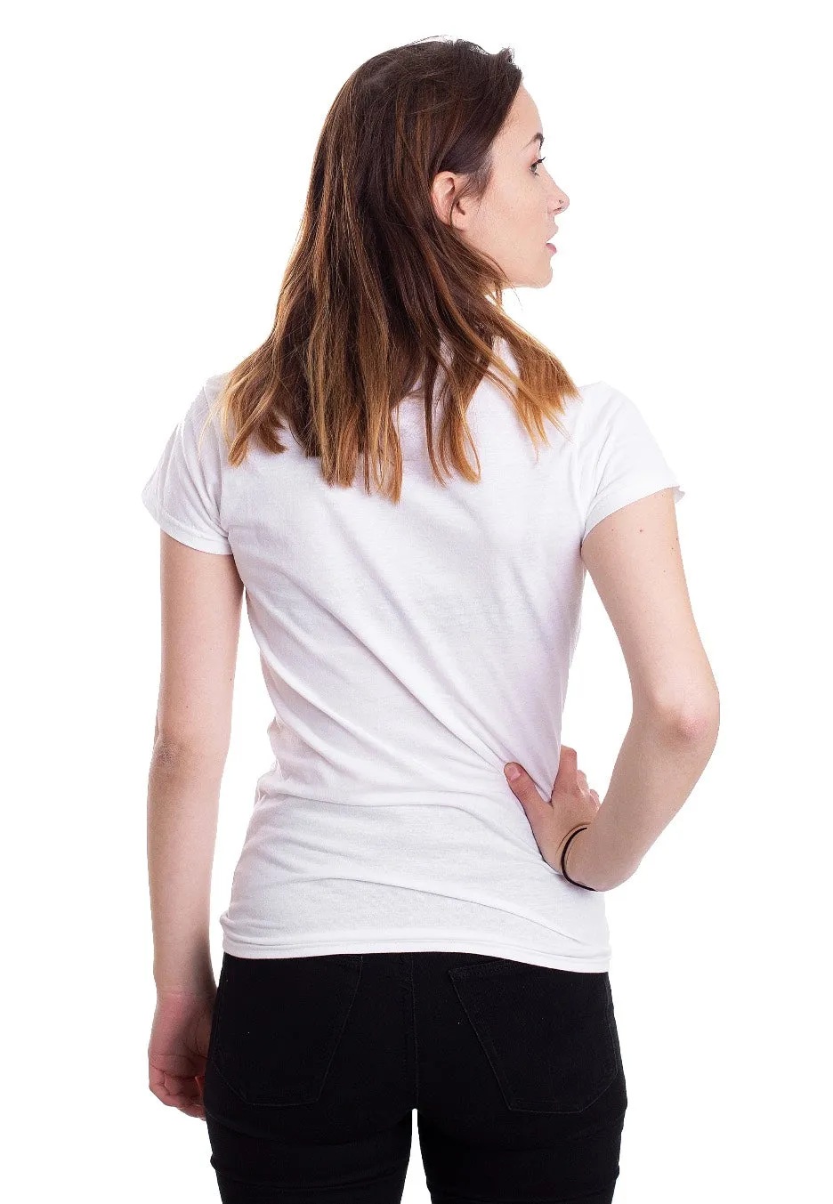 Sorry White Girly Shirt Weiß Größe M Kurzarm Pop