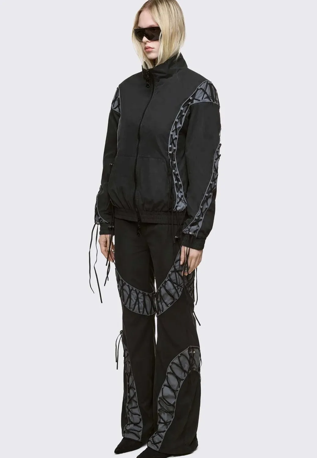 Impericon Tangle Black Windbreaker Jacke schwarz M