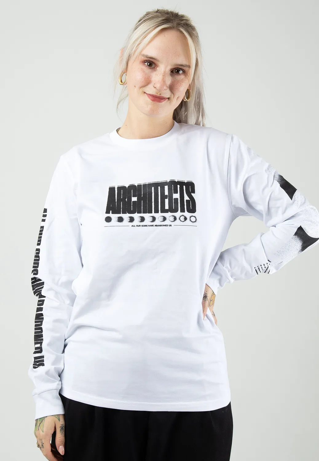 Impericon All Our Gods Eclipse White Longsleeve weiß Metalcore
