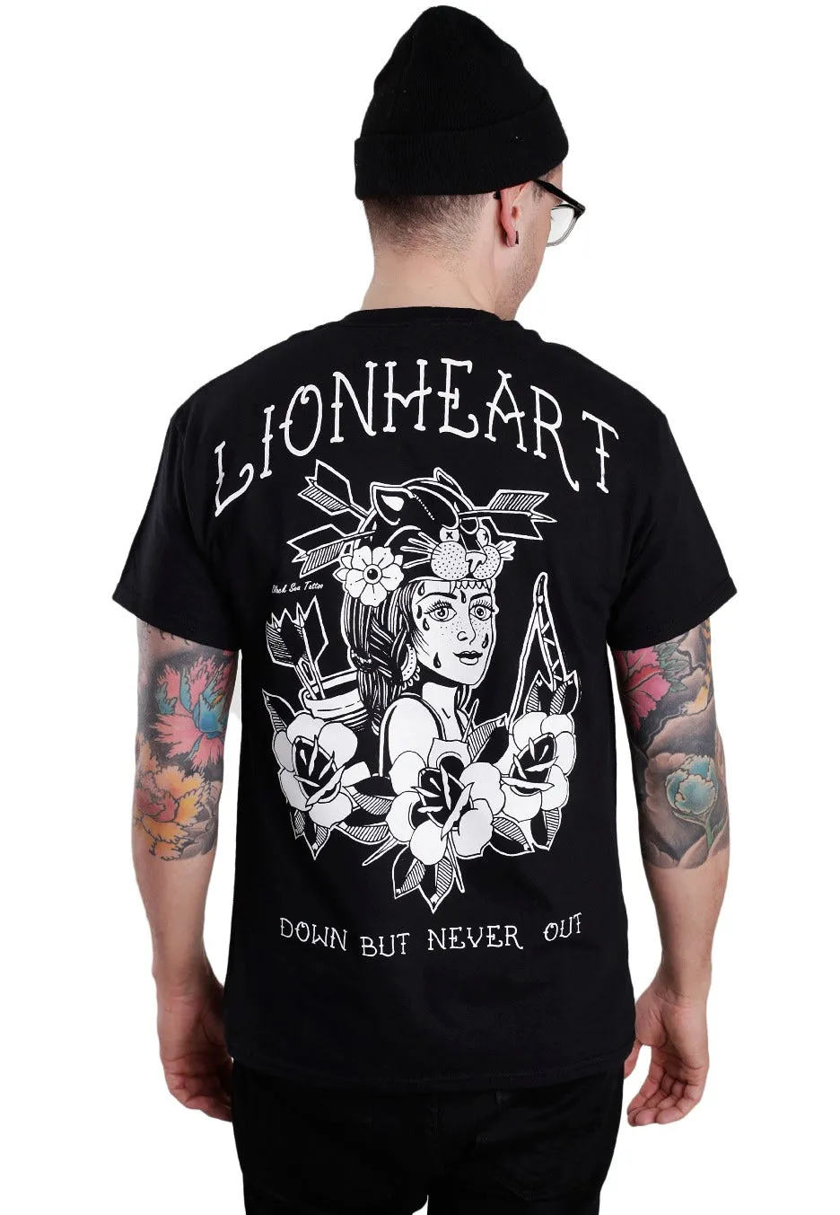 Impericon Tattoo Girl T-Shirt schwarz Hardcore