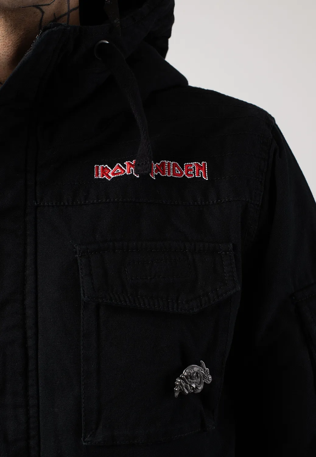 Impericon IRM Bronx Winterjacke Größe L schwarz Baumwolle