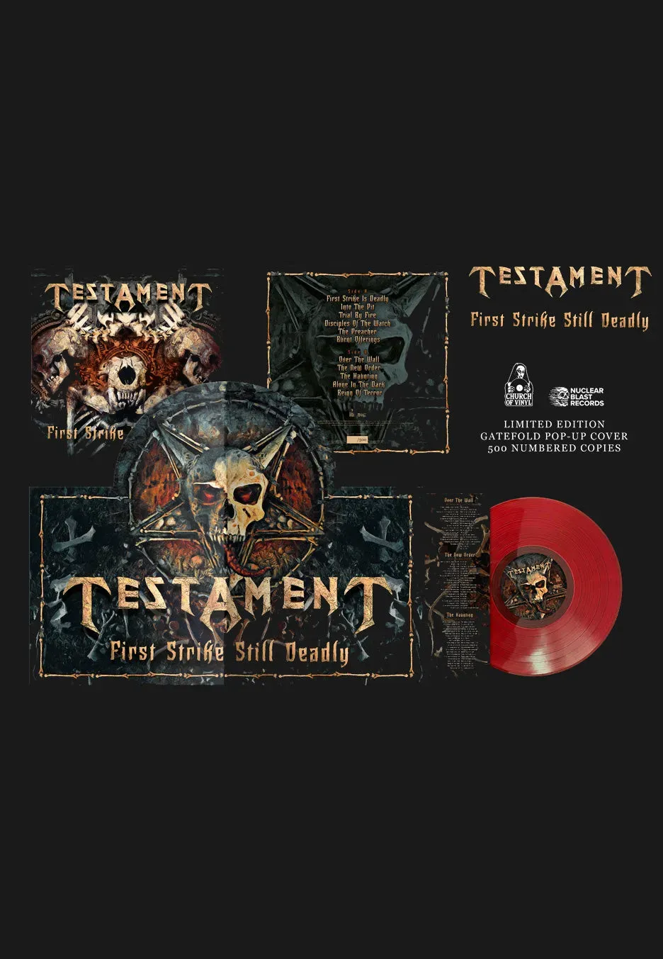 Impericon First Strike Still Deadly Ltd Red Vinyl rot