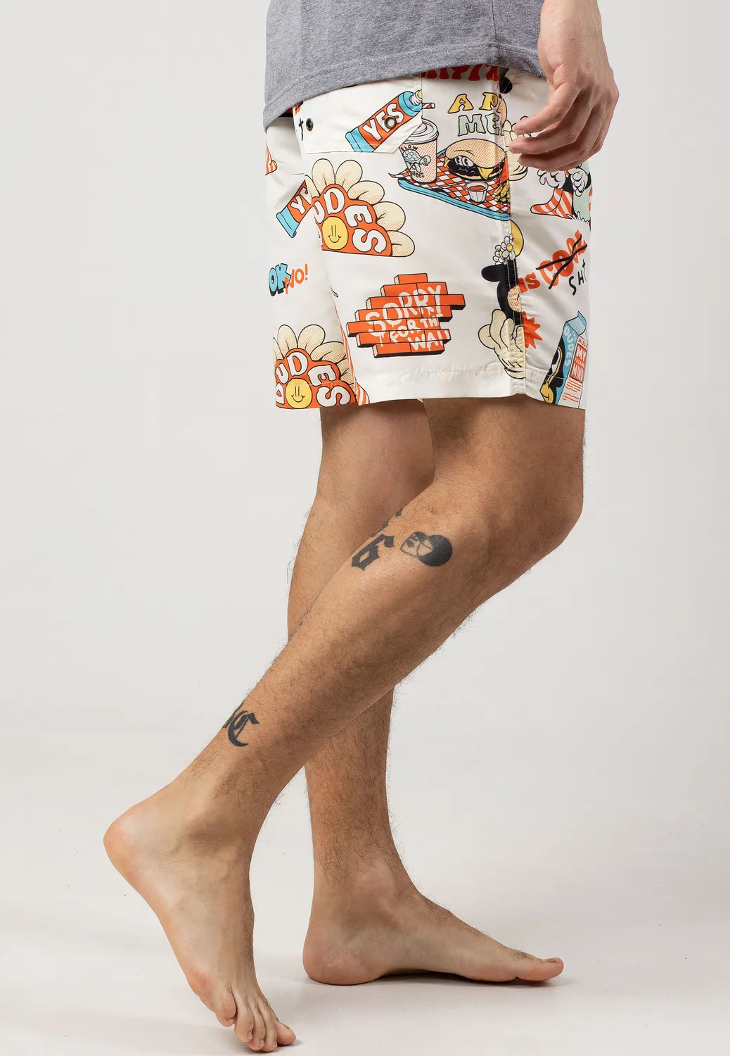 Impericon A Pill Meal Board Shorts Multicolor Synthetik