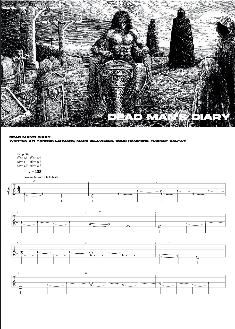 Paleface Swiss Fear & Dagger Gitarrenbuch digital Tabs