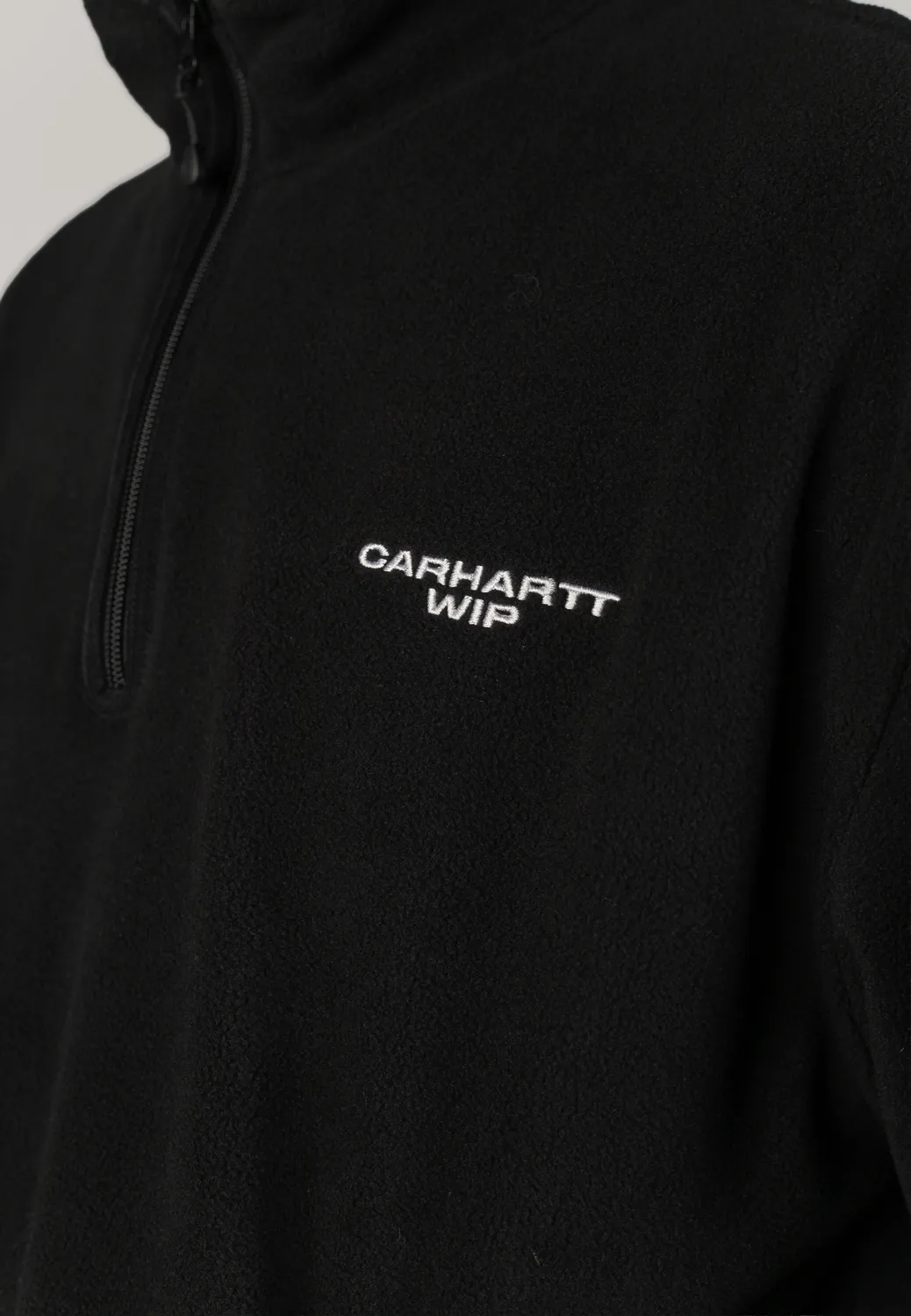 Impericon Edmore Half Zip Black/White Sweater Fleece