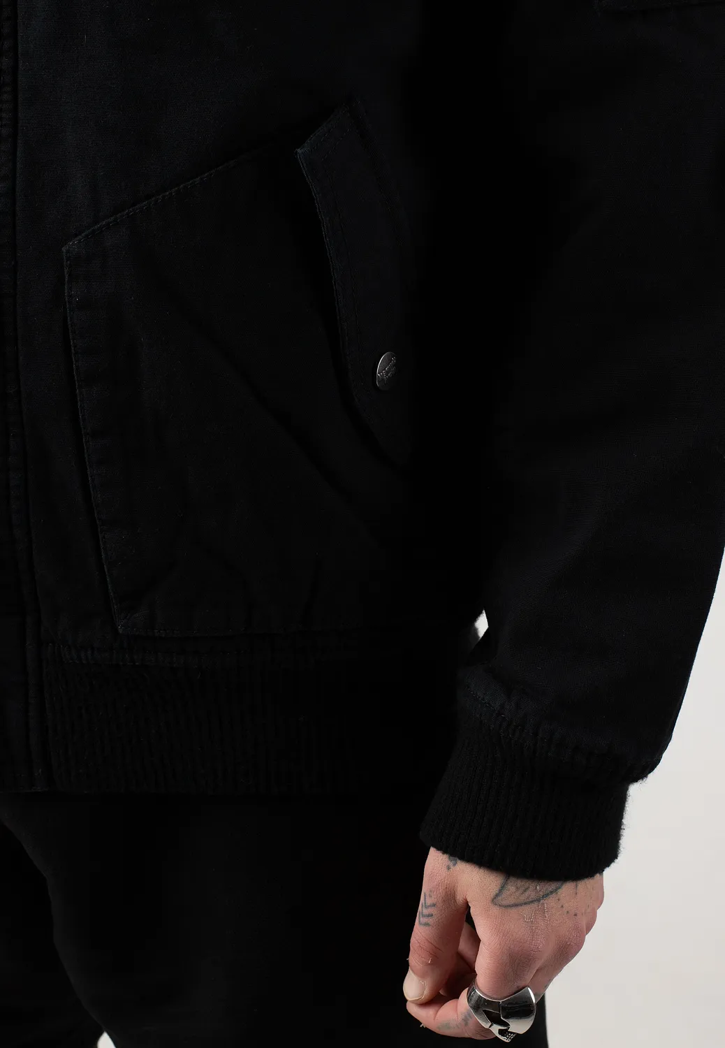 Impericon IRM Bronx Winterjacke Größe L schwarz Baumwolle