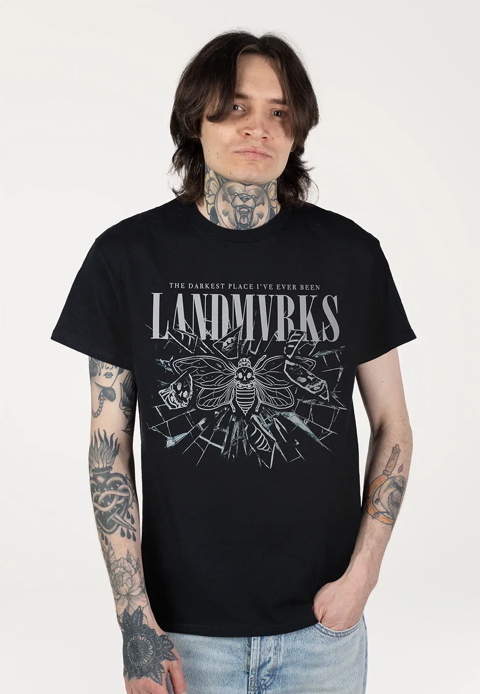 Impericon Shattered Glass T-Shirt schwarz unisex