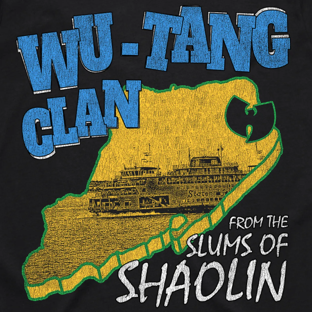 Wu-Tang Shaolin Borough T-Shirt Baumwolle schwer