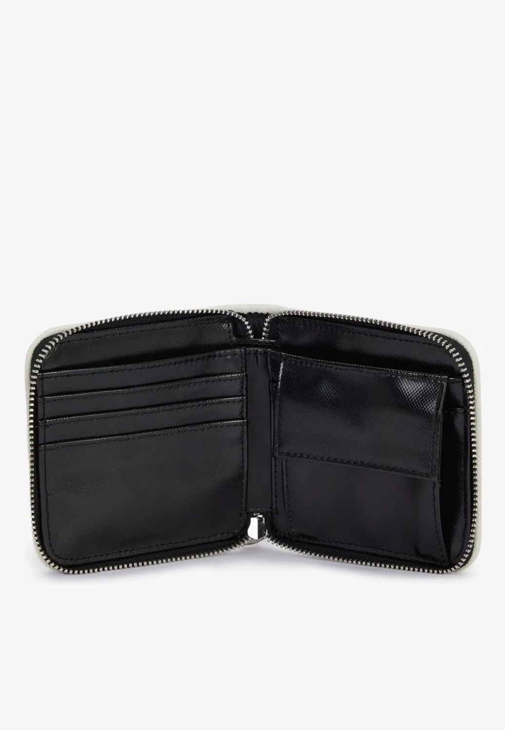 Impericon Classic Zip Around Portemonnaie Schwarz/Ecru Reissverschluss