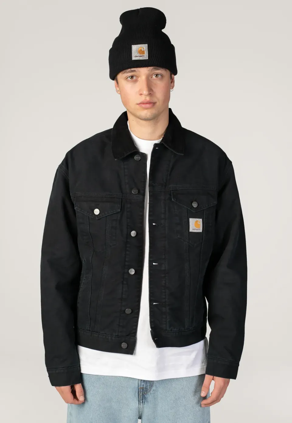 Impericon OG Trucker Stone Canvas Jacke schwarz