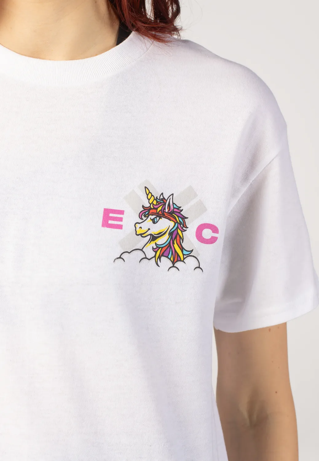 Impericon Spaceman Unicorn T-Shirt weiß Unisex