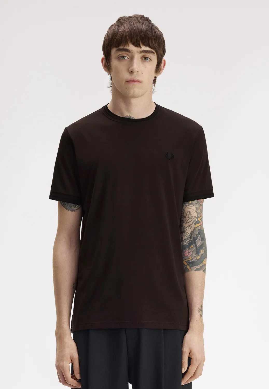 Impericon Twin Tipped Rich Brown/Black T-Shirt Jersey Größe