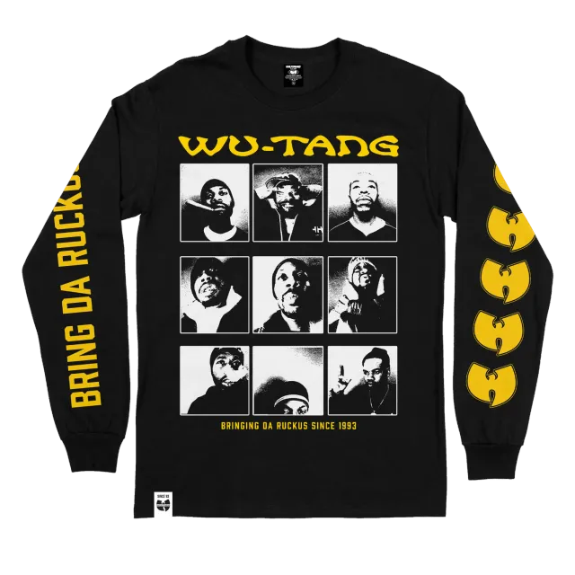 Wu-Tang 9 Diagrams Long Sleeve Tee Shirt Baumwolle