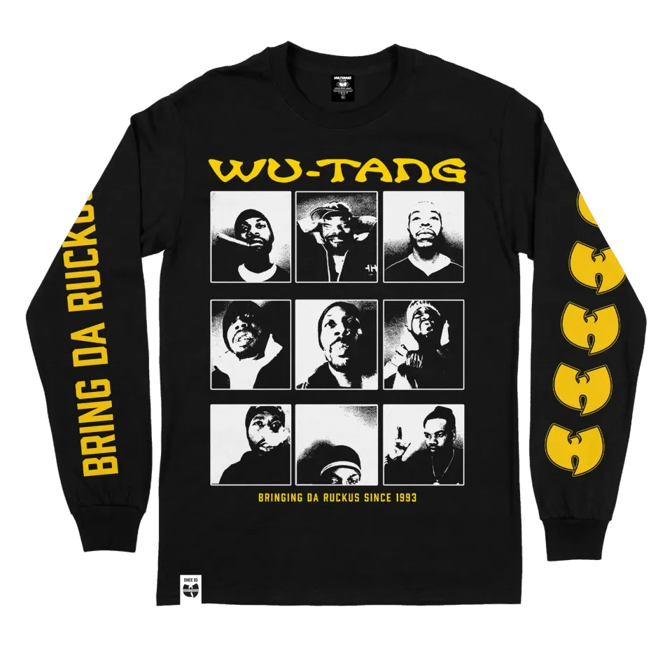 Wu-Tang 9 Diagrams Long Sleeve Tee Shirt Baumwolle