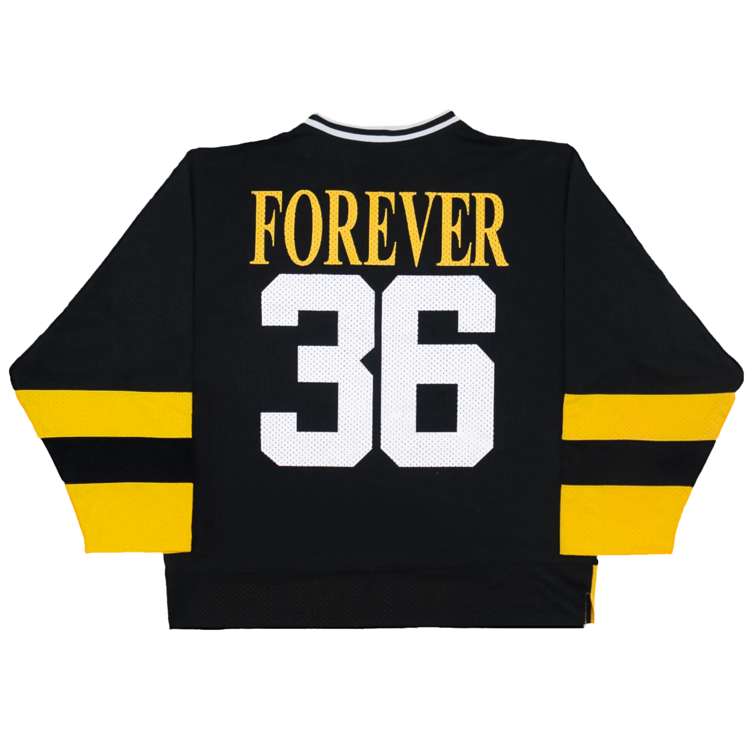 Wu-Tang Forever 36 Hockey Jersey Trikot Mesh schwarz-gelb