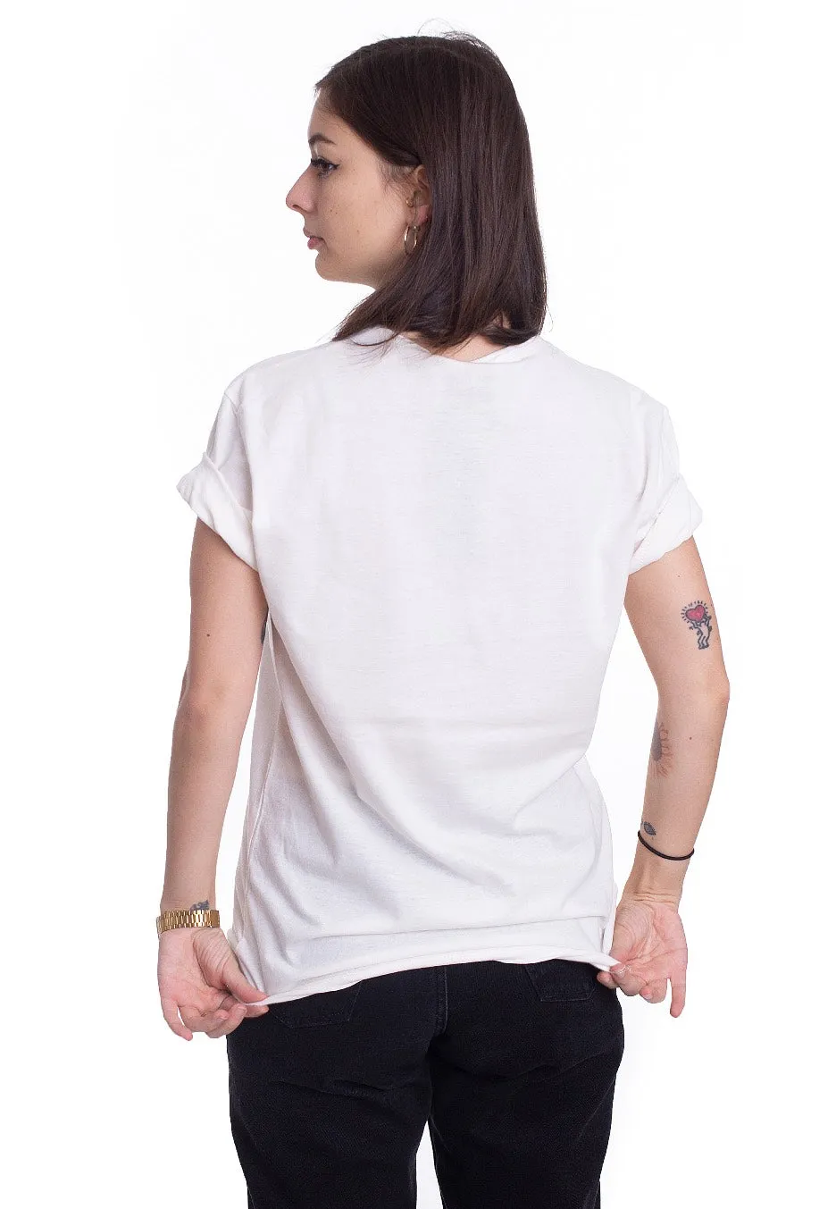 Impericon Camper Van Vintage White T-Shirt beige